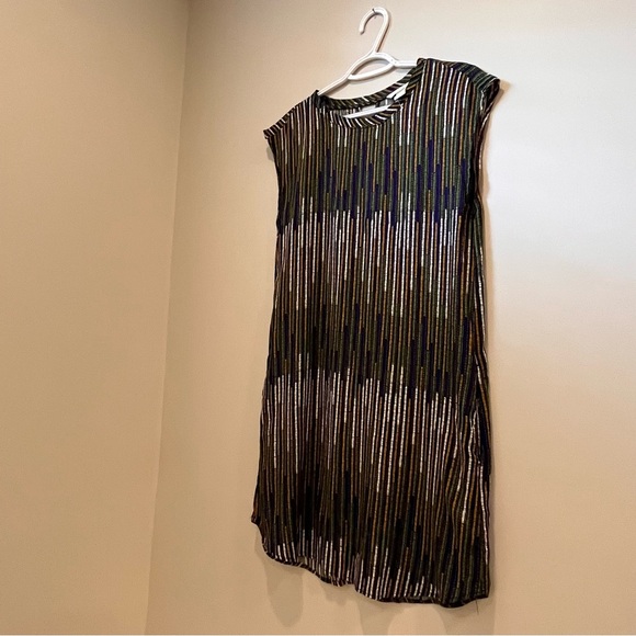 H&M tribal print mini shift dress size 6 - Picture 2 of 7